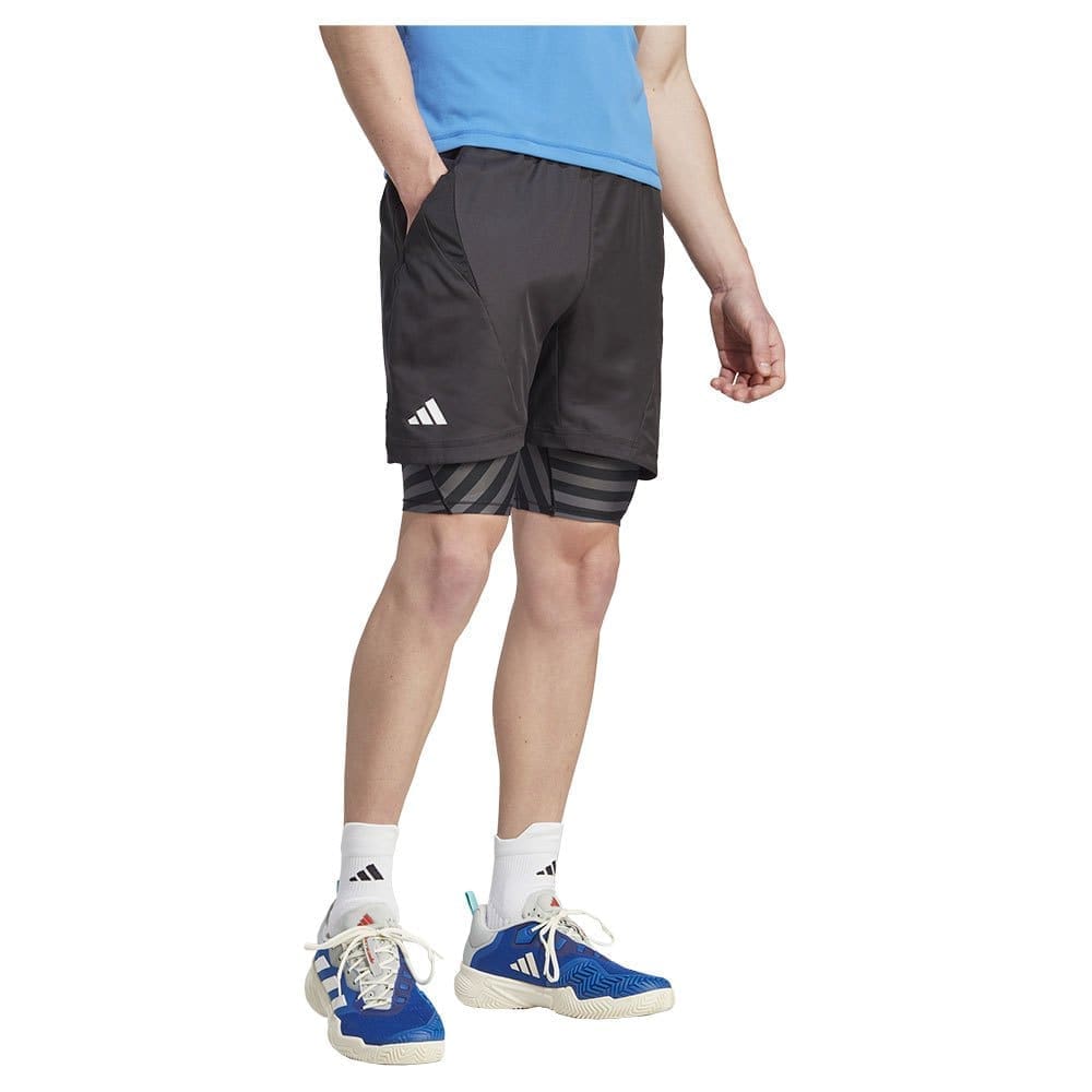 Adidas Aeroready Two-in-one Pro Shorts Zwart S Man