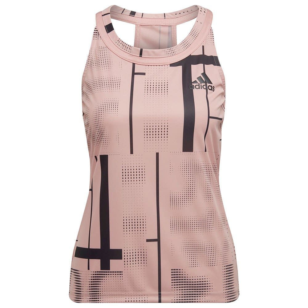 Adidas Badminton Club Graphic Sleeveless T-shirt Roze XS Vrouw