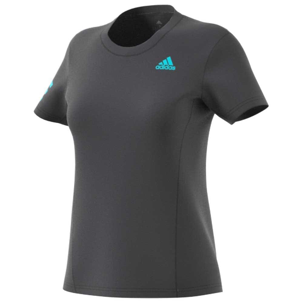 Adidas Badminton Club Short Sleeve T-shirt Grijs L Vrouw
