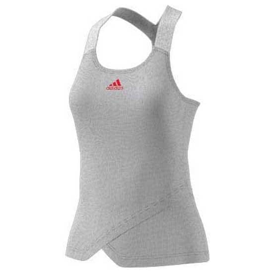 Adidas Badminton Y- Primeblue Sleeveless T-shirt Grijs L Vrouw