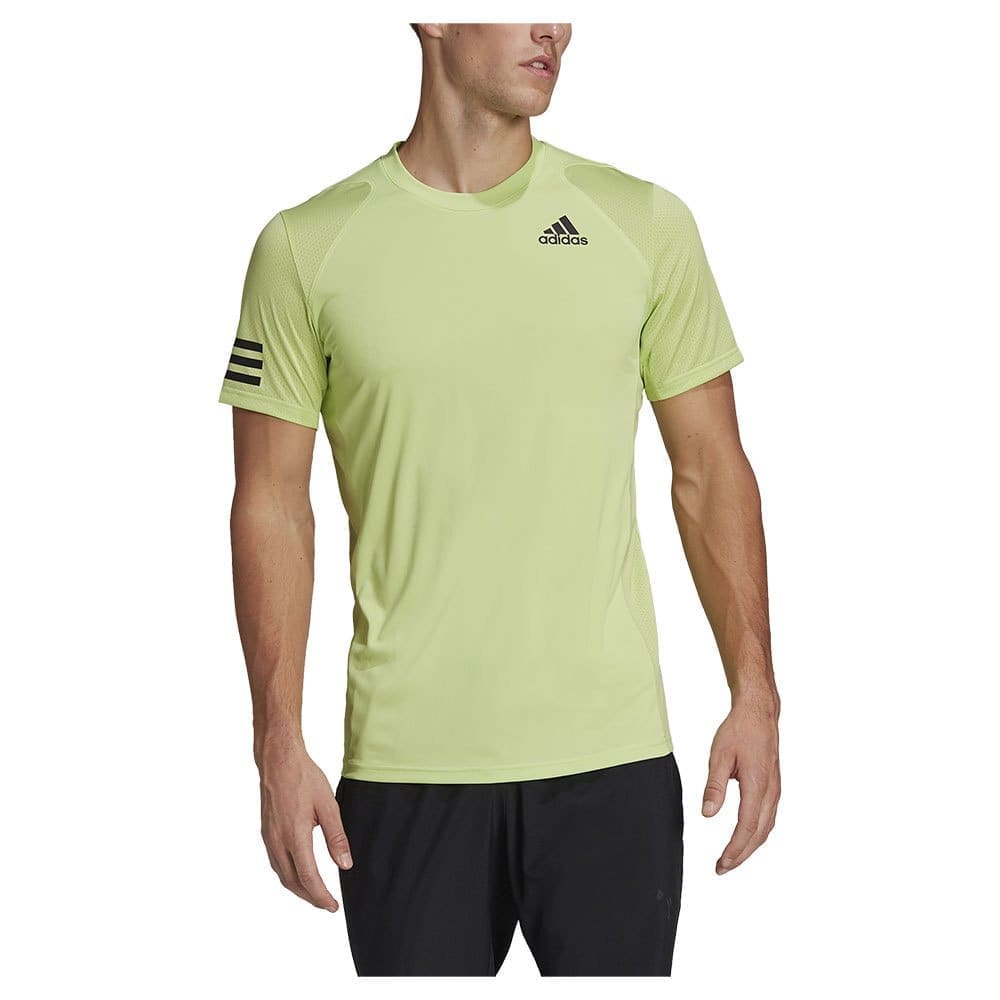 Adidas Club 3-stripe Short Sleeve T-shirt Groen XL Man