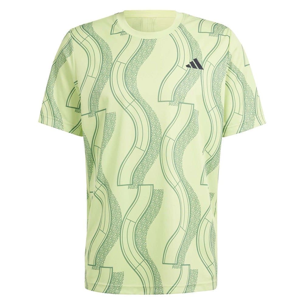 Adidas Club Graph Short Sleeve T-shirt Groen S Man