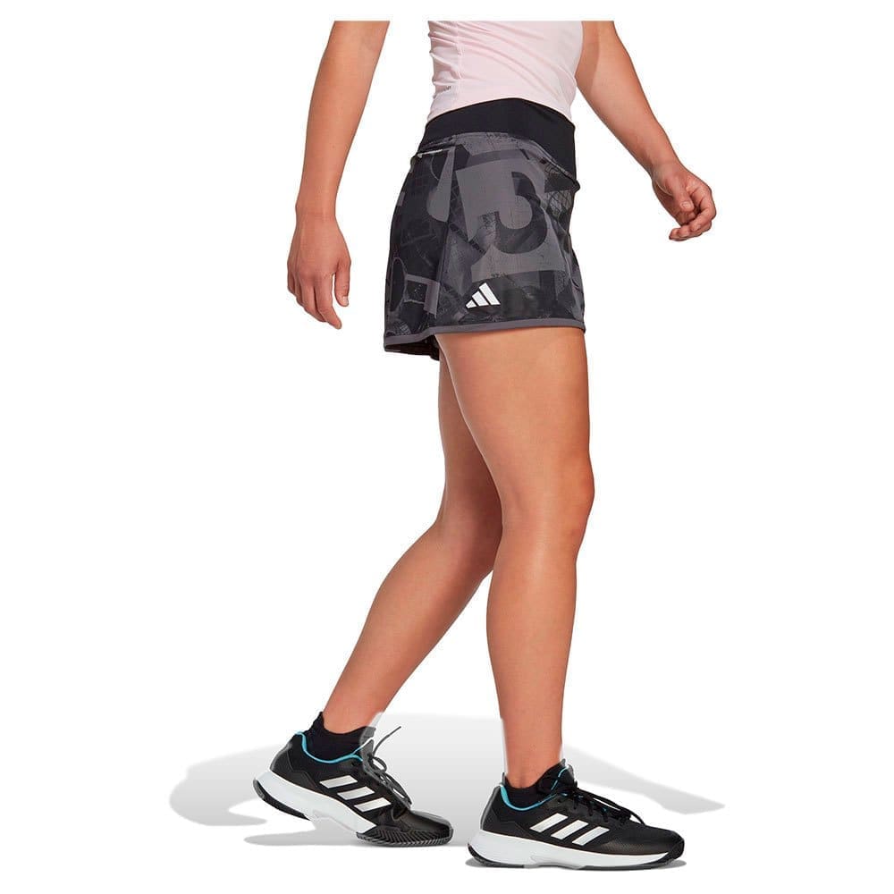 Adidas Club Graphic Skirt Grijs S / Regular Vrouw