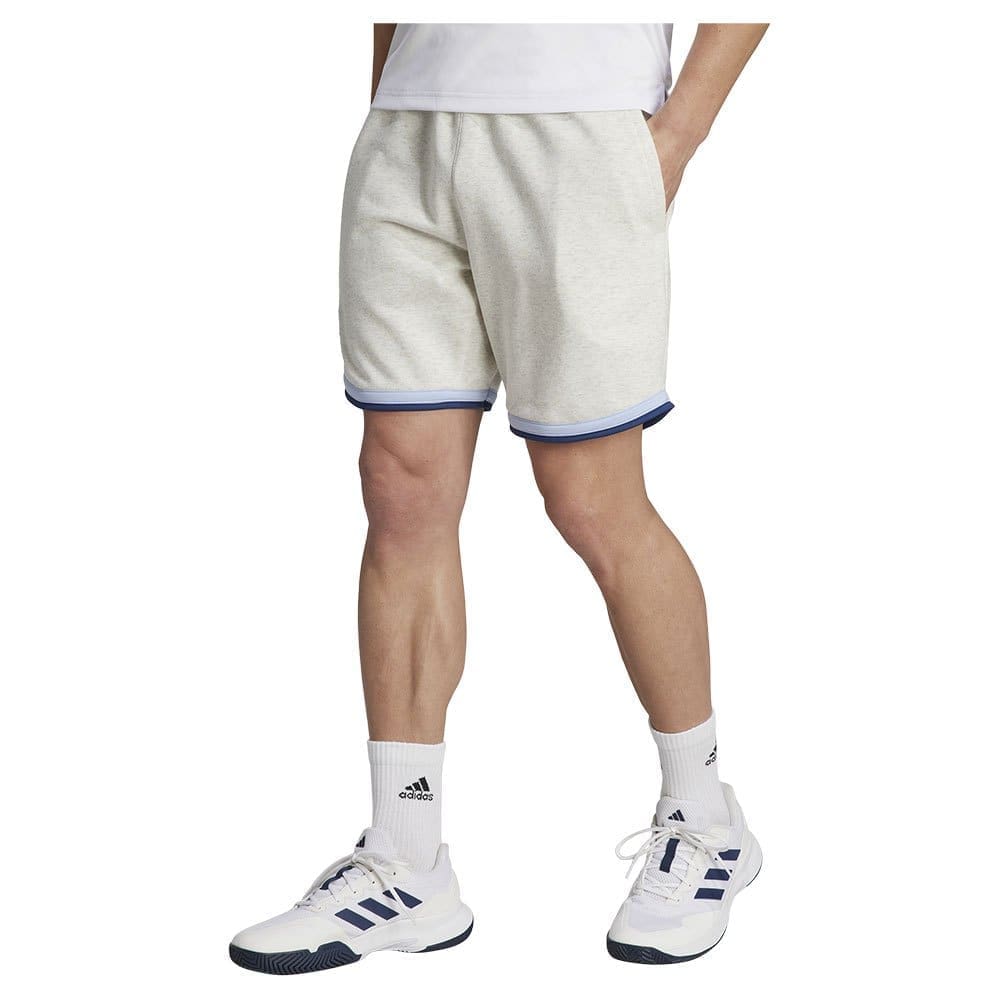 Adidas Clubhouse Classic French Terry Premium 7'' Shorts Beige S Man