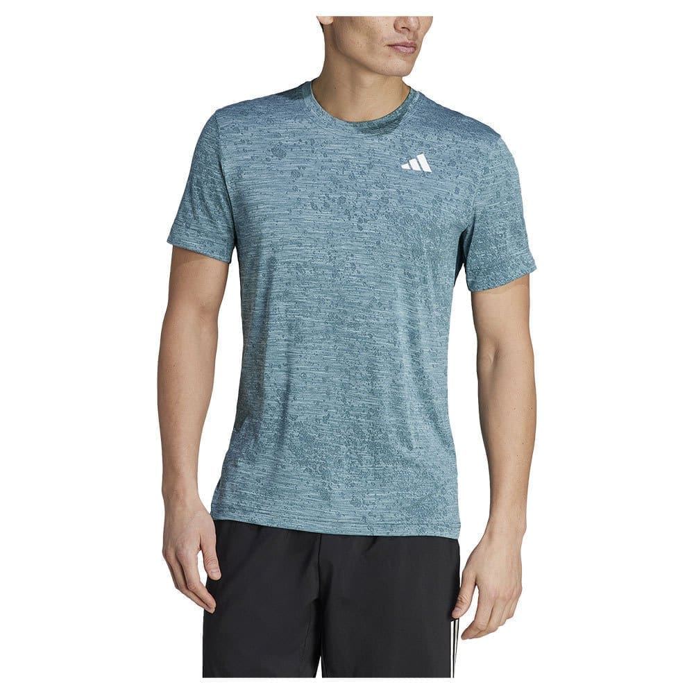 Adidas Freelift Short Sleeve T-shirt Blauw S Man
