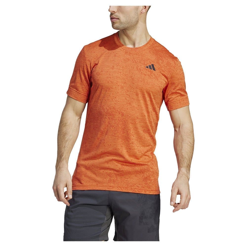 Adidas Freelift Short Sleeve T-shirt Oranje S Man