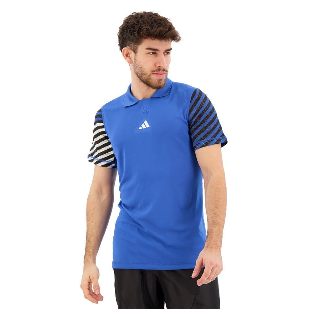Adidas Heat.rdy Freelift Pro Short Sleeve Polo Blauw S Man