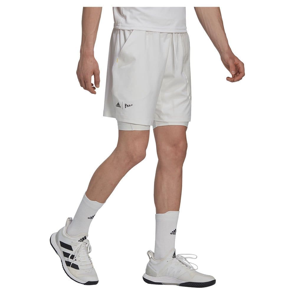Adidas London Two-in-one 7'' Shorts Wit S Man