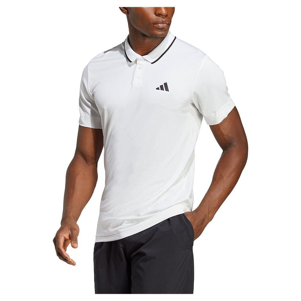 Adidas T Freelift Short Sleeve Polo Wit S Man