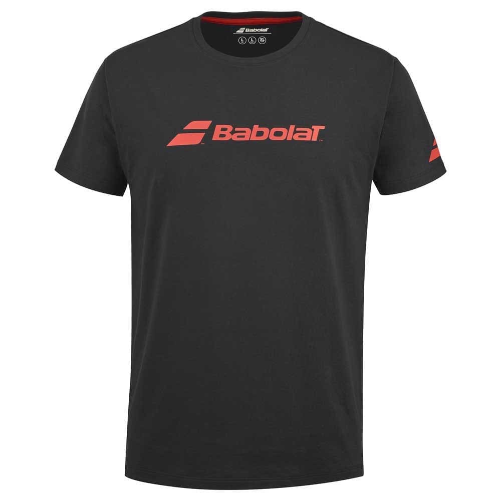 Babolat Exercise Short Sleeve T-shirt Zwart S Man