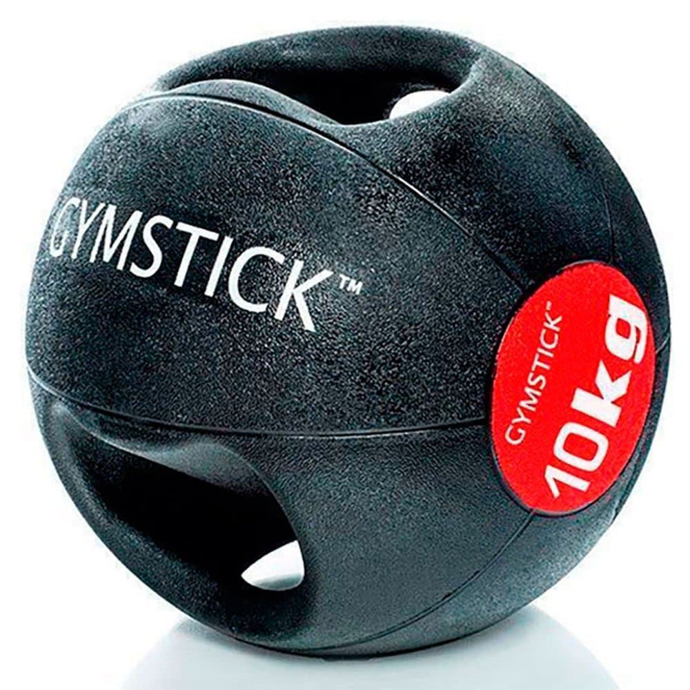 Gymstick Medicine Ball With Handles 10kg Zwart 10 kg