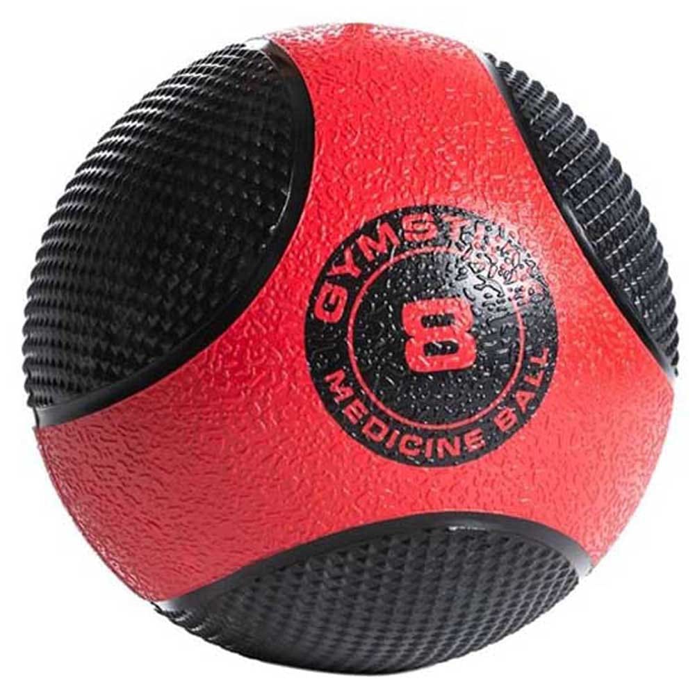 Gymstick Rubber Medicine Ball 8kg Rood,Zwart 8 kg