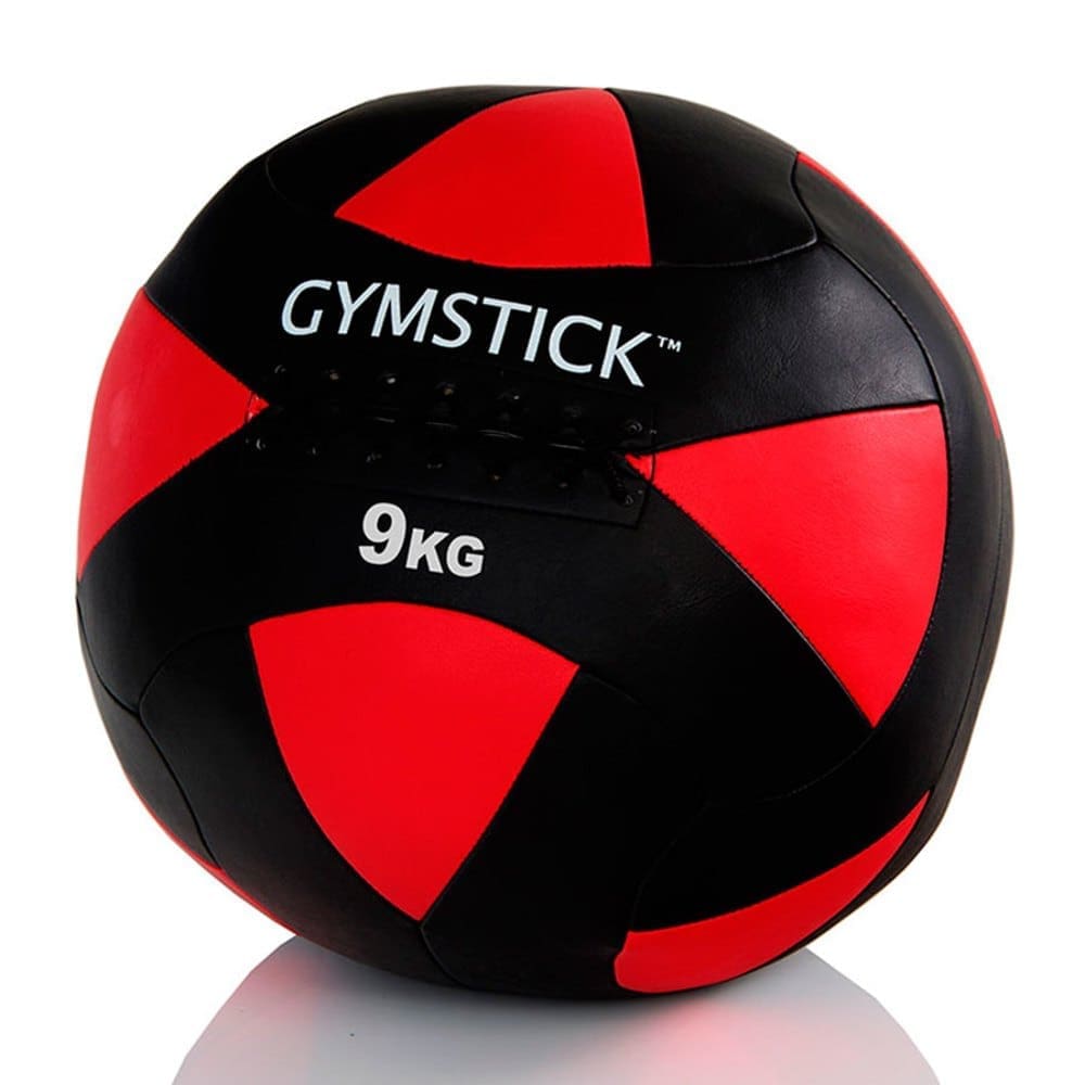Gymstick Wall Medicine Ball 9kg Rood,Zwart 9 kg