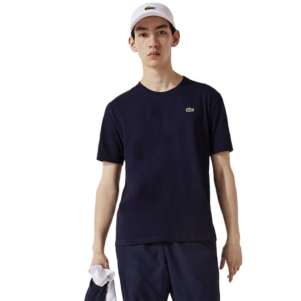 Lacoste Sport Regular Fit Ultra Dry Performance Short Sleeve T-shirt Blauw XS Man