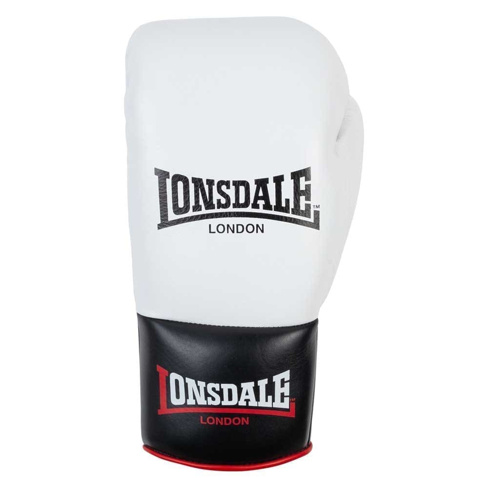 Lonsdale Campton Leather Boxing Gloves Wit 8 oz R