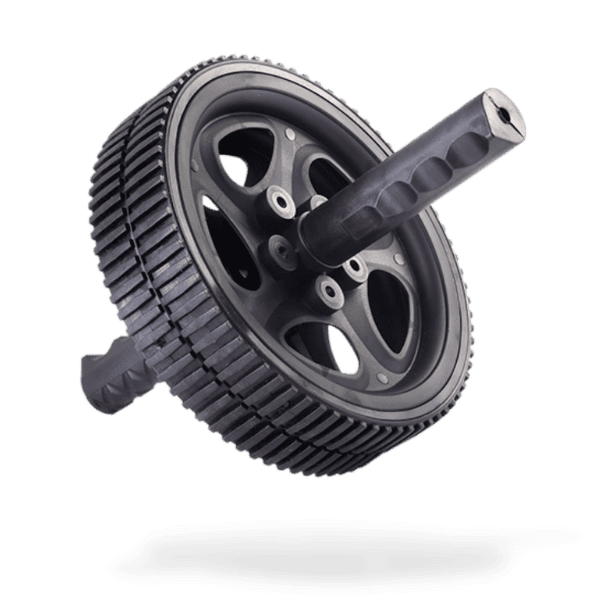 Matchu Sports Ab wheel - Zwart - 30cm - Ø 18.5cm