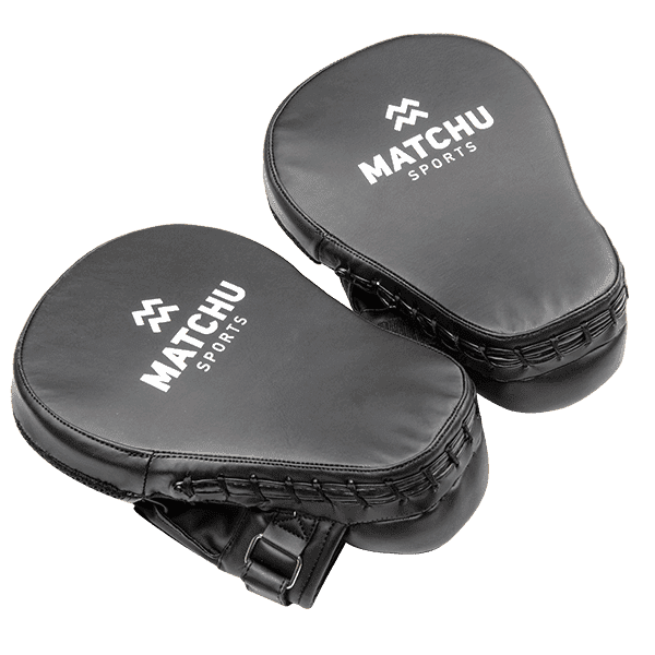 Matchu Sports Boks pads - 2 Stuks - Zwart - Kunstleer