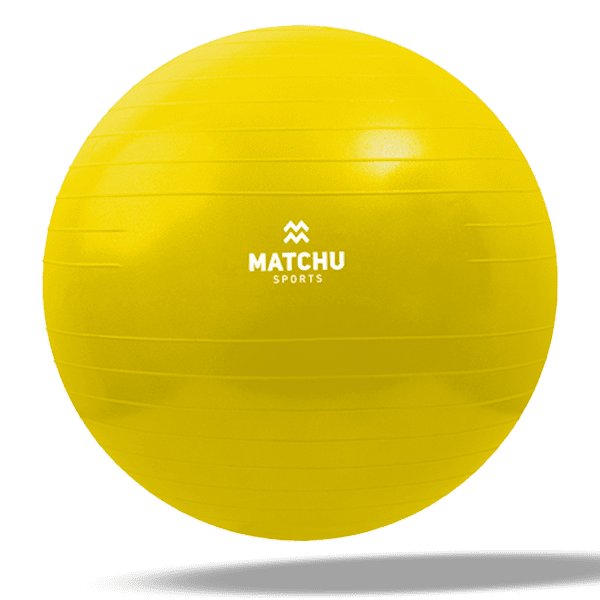 Matchu Sports Fitnessbal 45cm - Geel - Ø 45cm