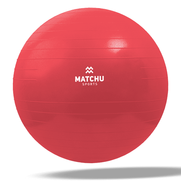 Matchu Sports Fitnessbal 55cm - Rood - Ø 55cm