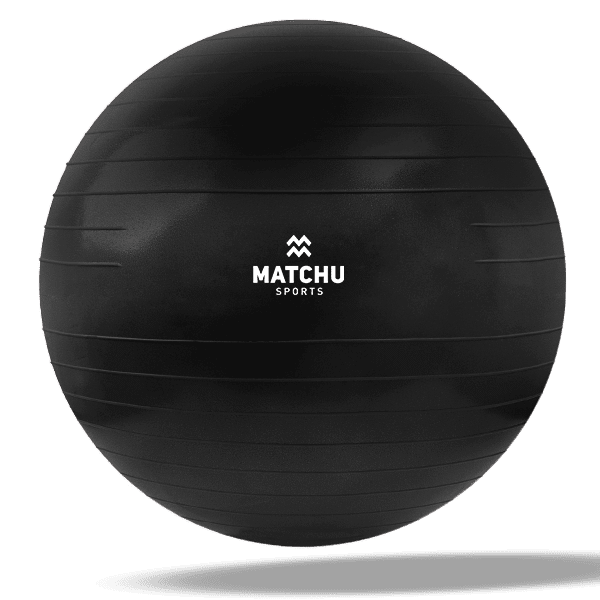 Matchu Sports Fitnessbal 85cm - Zwart - Ø 85cm