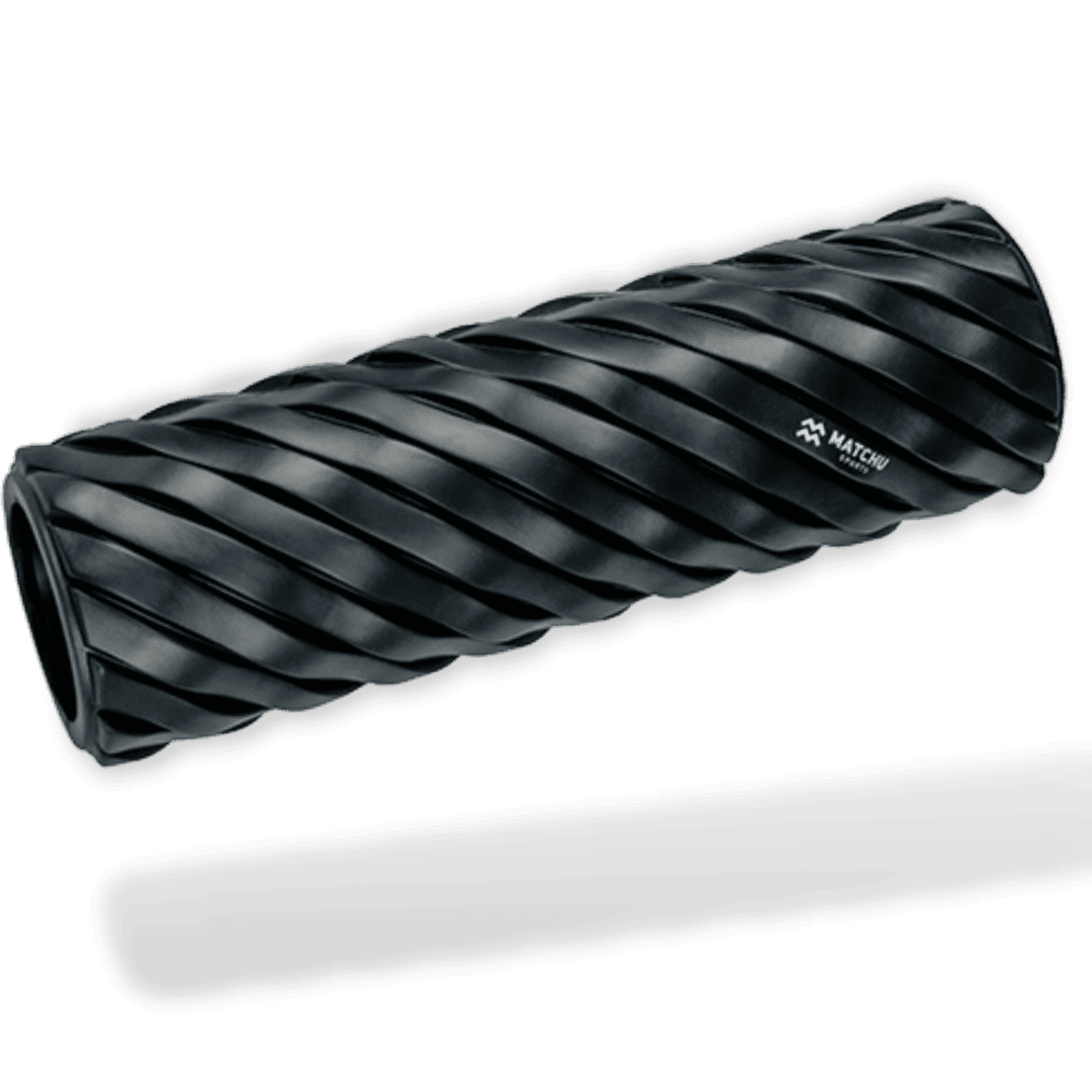 Matchu Sports Heavy duty foam Roller - Zwart - 46cm - Ø 13cm