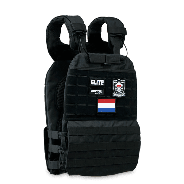 Matchu Sports Tactical weight vest - Zwart - 60 cm - 32 cm