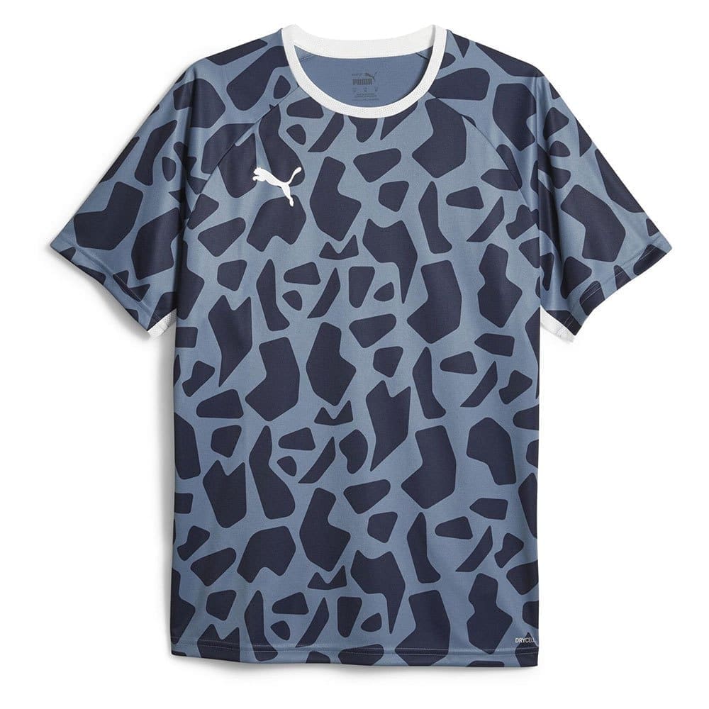 Puma Team Liga Padel Graphic Short Sleeve T-shirt Blauw S Man