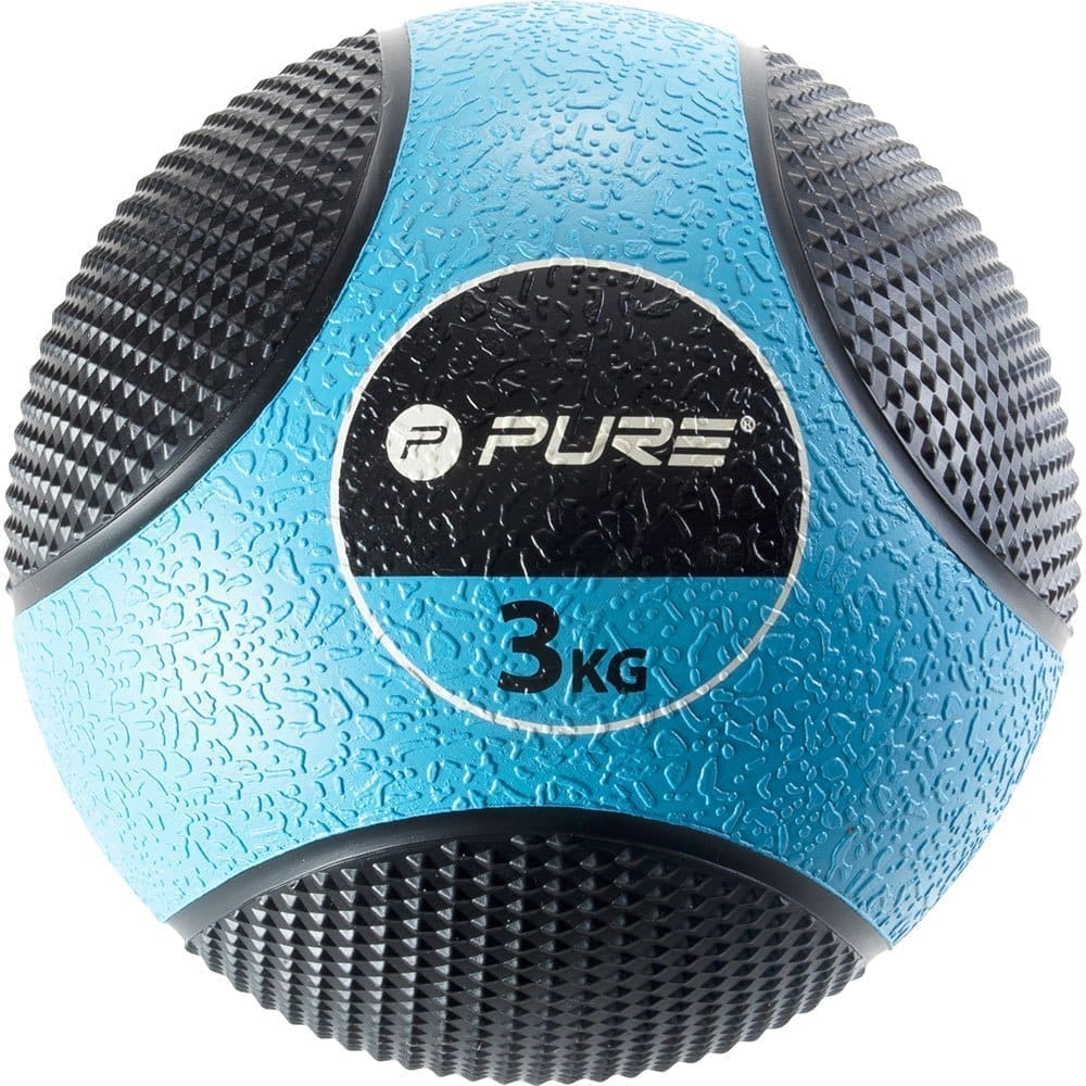 Pure2improve Medicine Ball 3kg Blauw 3 kg