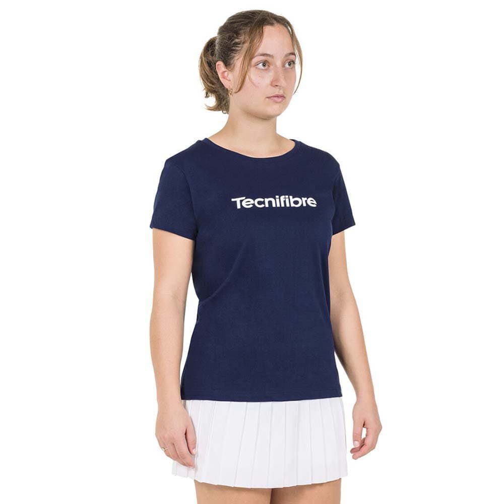 Tecnifibre Team Cotton Short Sleeve T-shirt Blauw S Vrouw