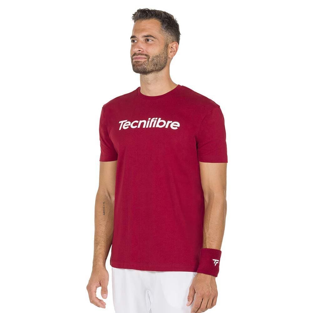 Tecnifibre Team Cotton Short Sleeve T-shirt Rood XS Man