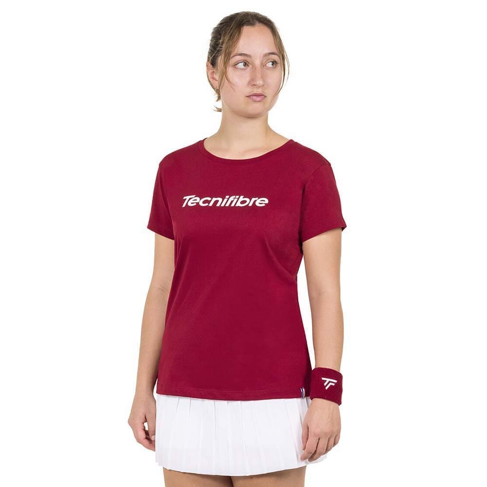 Tecnifibre Team Cotton Short Sleeve T-shirt Rood XS Vrouw